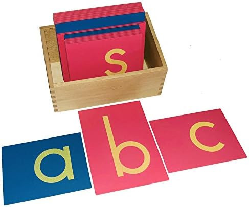 Amazon.com: Montessori Lower Case Sandpaper Letters w/Box : Toys & Games | Amazon (US)