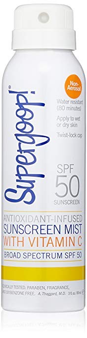 Supergoop! Antioxidant-Infused Sunscreen Mist with Vitamin C SPF 50 | Amazon (US)