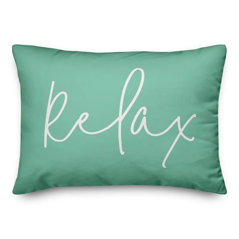 Mcgee Textual Indoor/Outdoor Throw Pillow | Wayfair North America