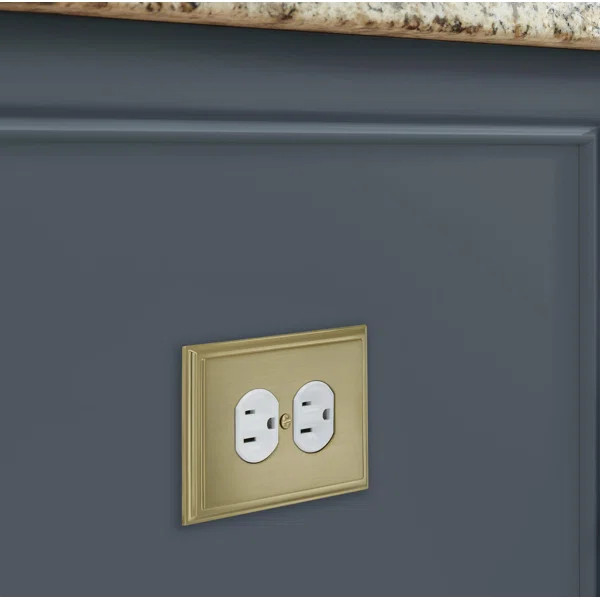 Mulholland 1-Gang Duplex Outlet Wall Plate | Wayfair North America