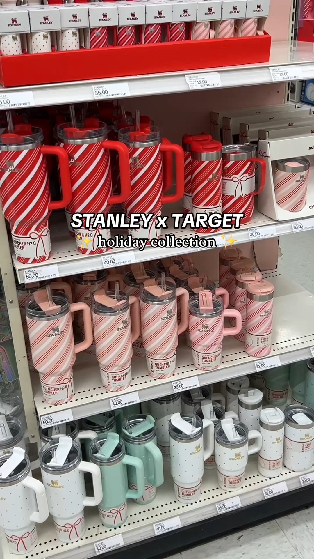 Stanley x Target holiday collection!!😍✨ Available for a limited time only!

#stanley #stanleytumbler #target #targetfinds #holiday #christmas #travel #waterbottle #home #giftguide 

#LTKHoliday #LTKHome #LTKGiftGuide