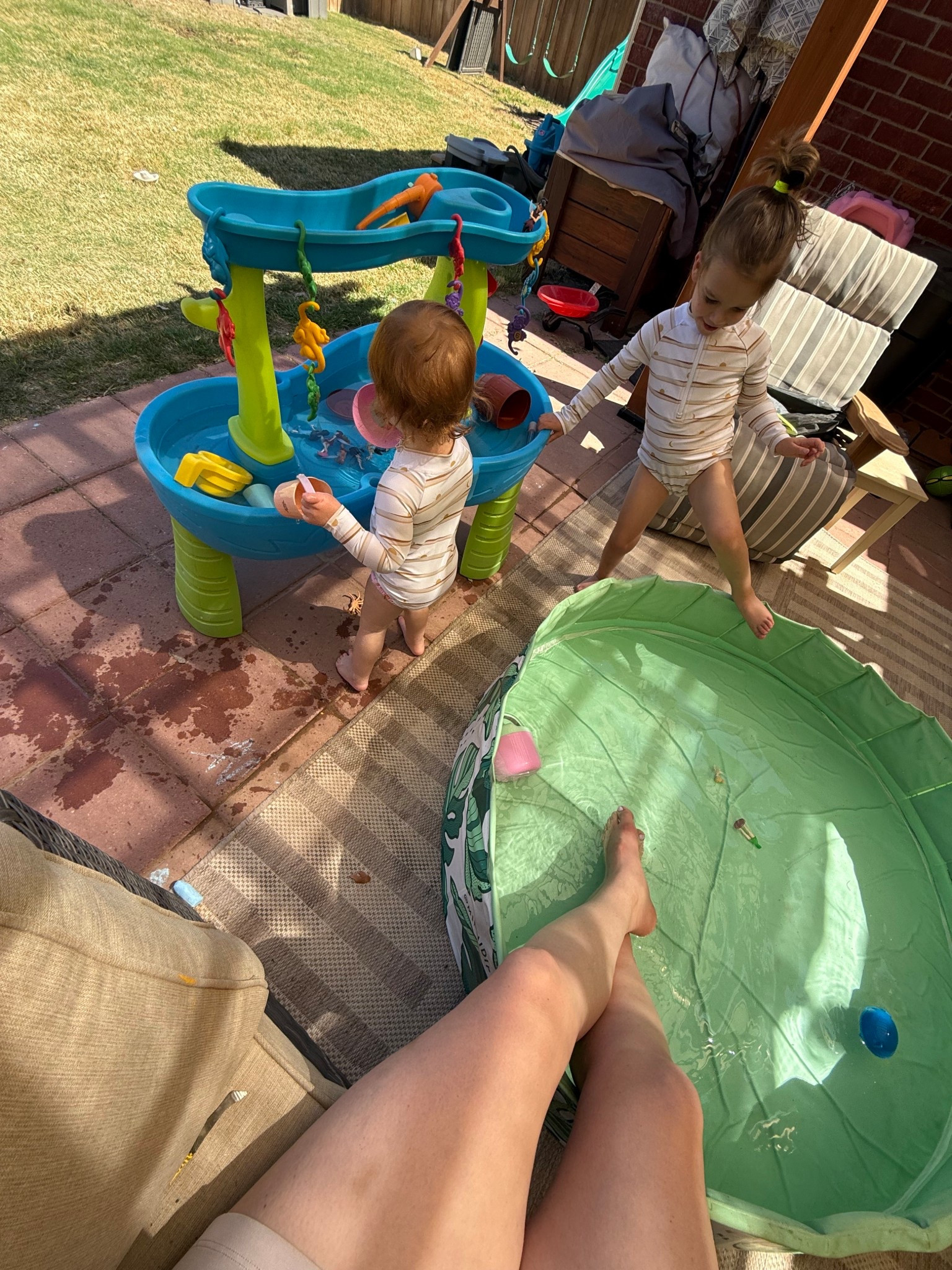 It’s already 96 deg here in west Texas 🥵 

We literally use a collapsible dog pool because it gets the job done and I don’t have to inflate or deflate anything lol

#LTKmomlife #LTKKids #LTKSeasonal