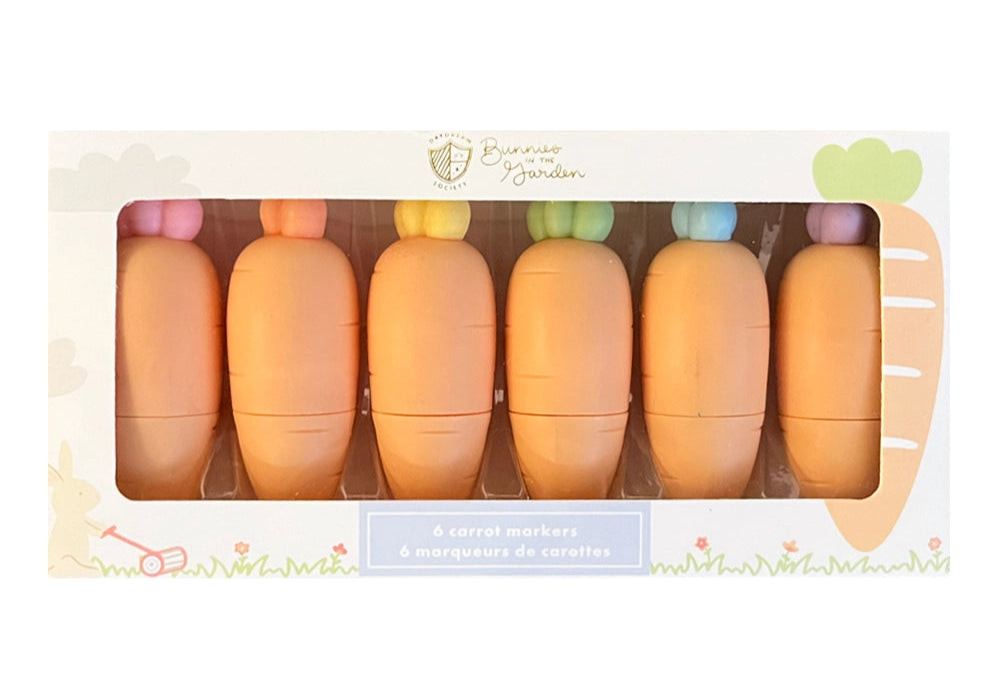 Daydream Society Bunnies In The Garden Carrot Marker Set | JoJo Mommy