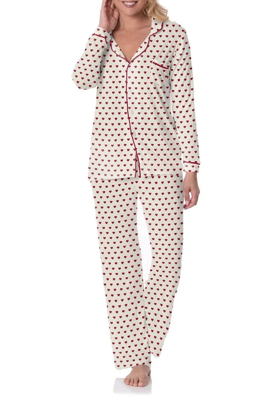 Print Long Sleeve Pajamas | Nordstrom