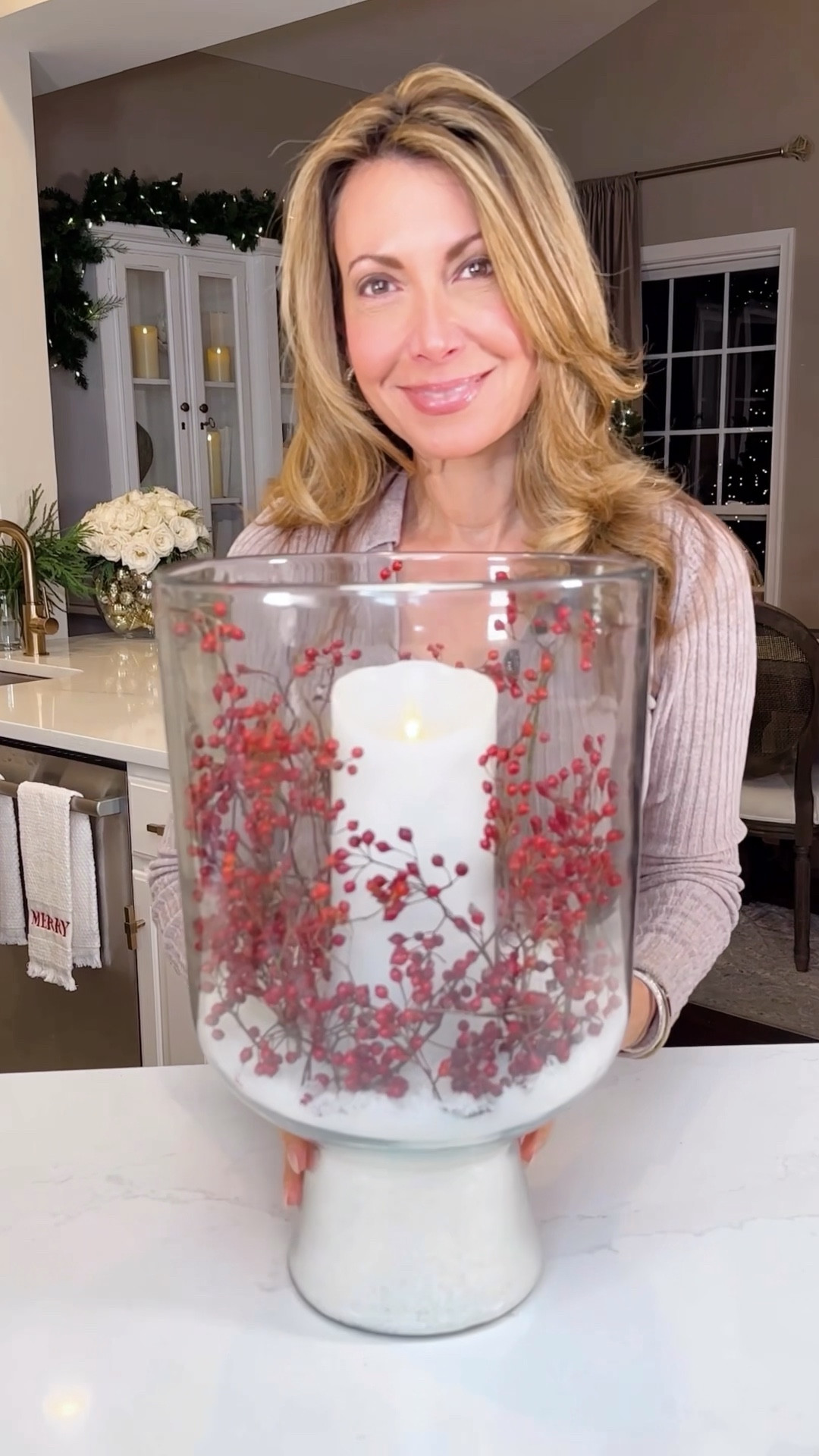Snowy Berry Candle Centerpiece ❄️ is a timeless and naturally elegant winter arrangement, perfect for the classic holiday season.❤️
#LTKhome

#LTKHoliday #LTKSeasonal
