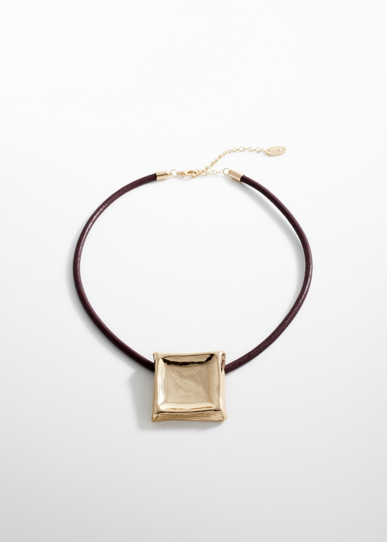 Leather cord necklace | MANGO (US)