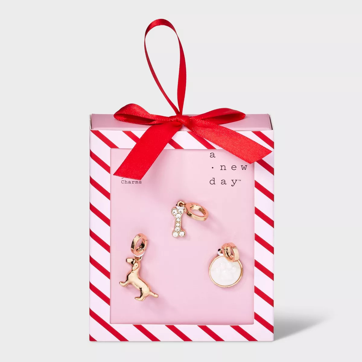 Dog Bone and Paw Charm Necklace Set 3pc - A New Day™ Gold | Target