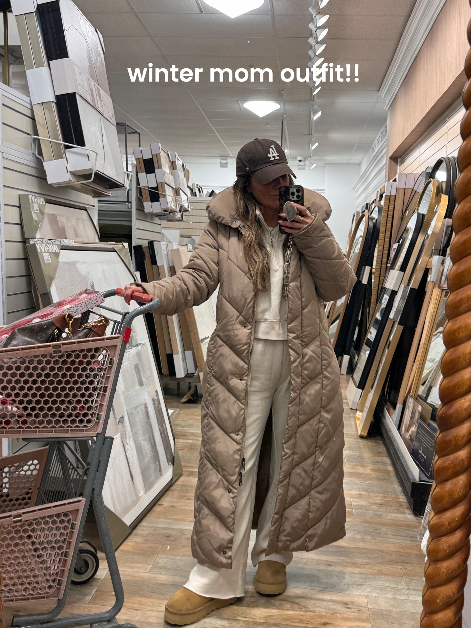 It’s in low 30’s in south Louisiana! Thankful that I have fleece leggings and this long puffer (bought it 4 years ago and use it every year)!!!!!!! 
Both Amazon purchases!!! 

#LTKvlog