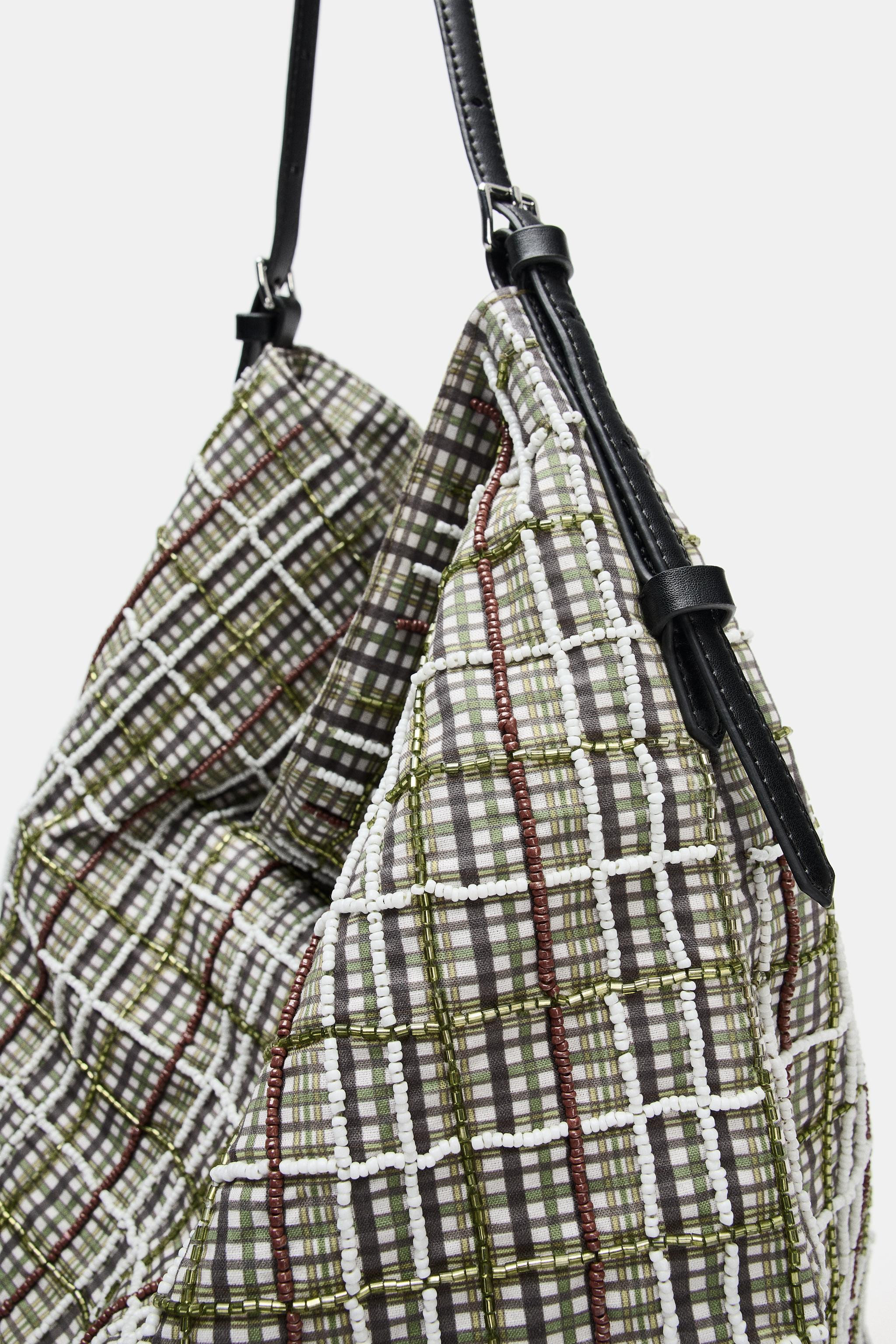 SHIMMER APPLIQUÉ SHOPPER BAG | Zara US