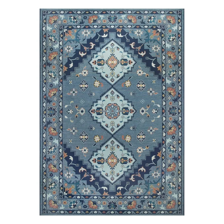 Better Homes & Gardens Woven Medallion 7’ x 10’ Outdoor Rug - Polypropylene/Polyester - Indig... | Walmart (US)