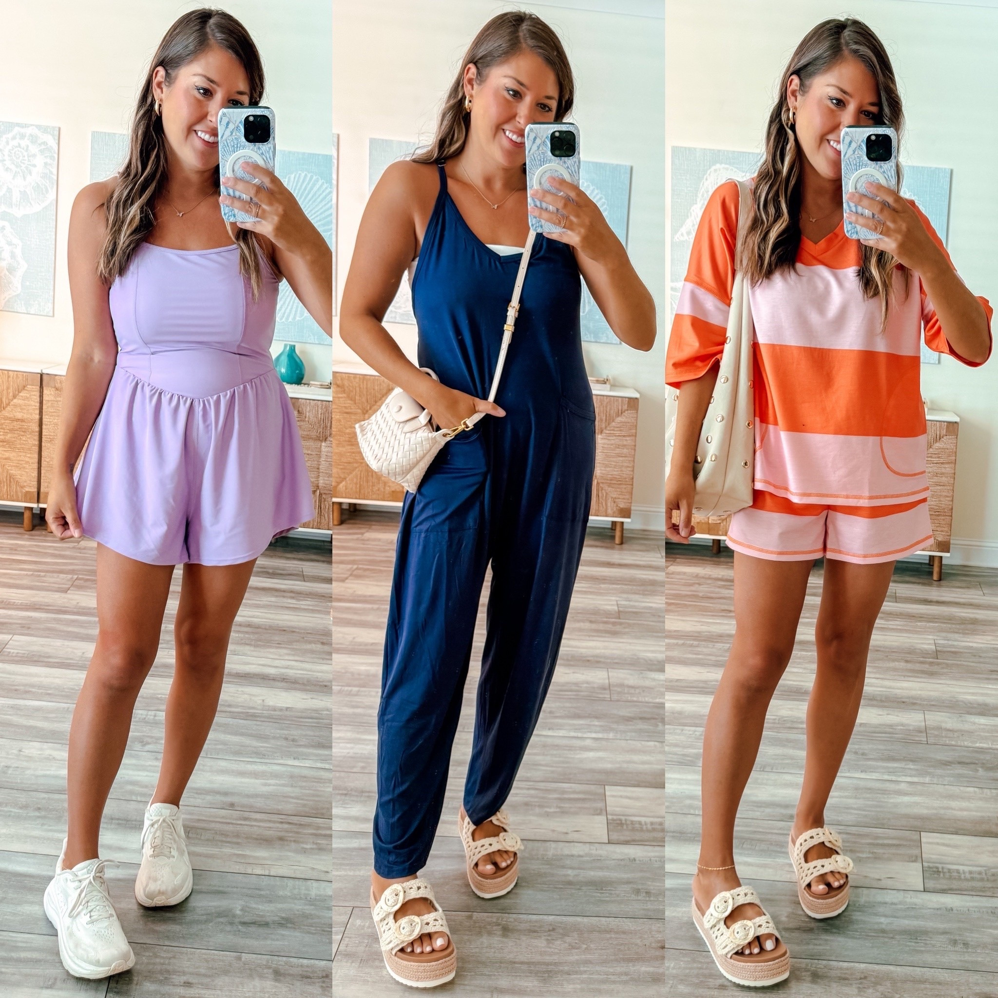 Summer outfits, mom outfit, jumpsuit, matching set 

Wearing medium