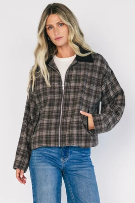 Harvard Jacket | Brown Plaid | Baltic Born