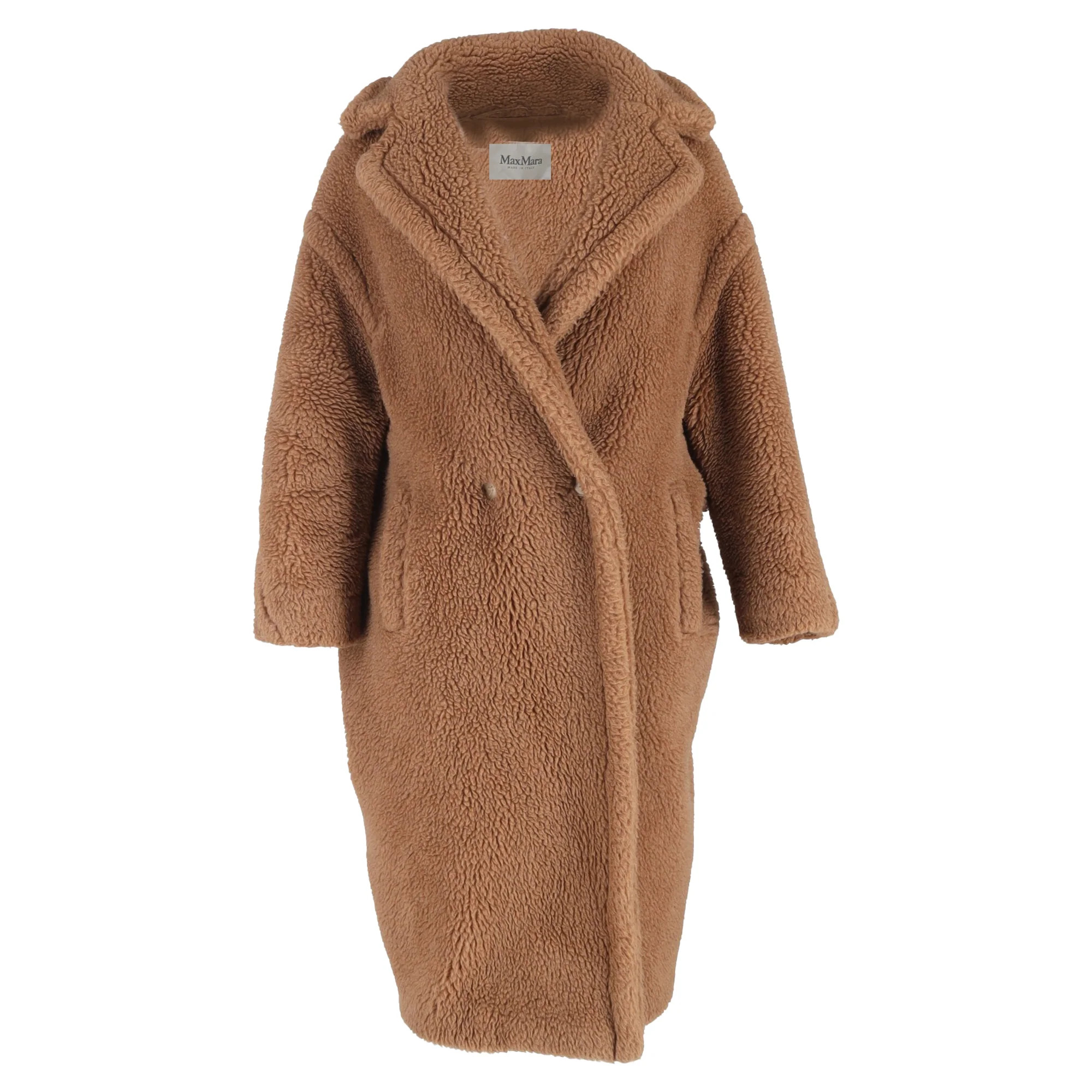 Max Mara Teddy Bear Icon Coat in Brown Camel Wool | Shop Simon