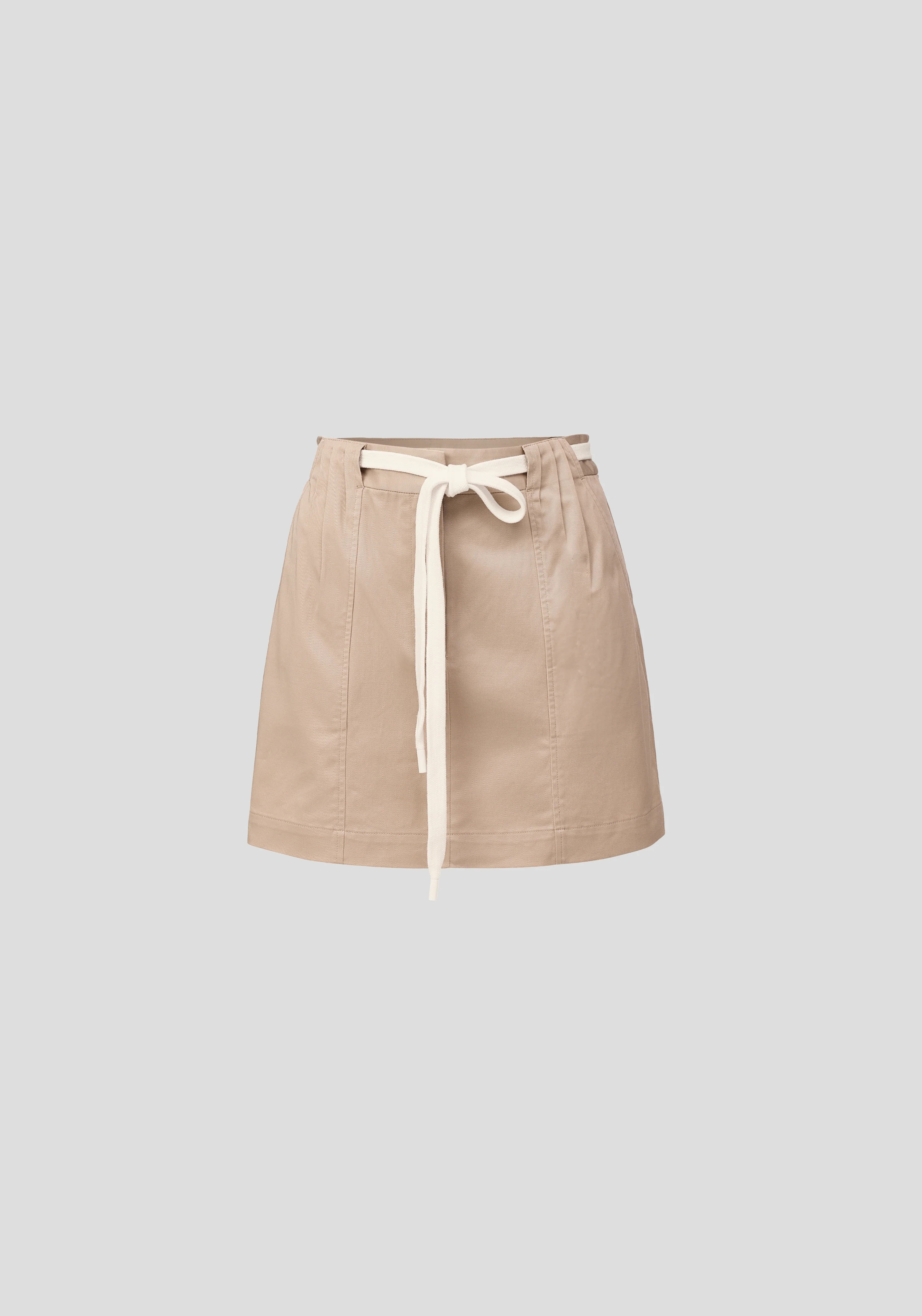 Edison Skirt IN BEIGE, BROWN | SKIRTS | VIKTORIA & WOODS | Viktoria & Woods