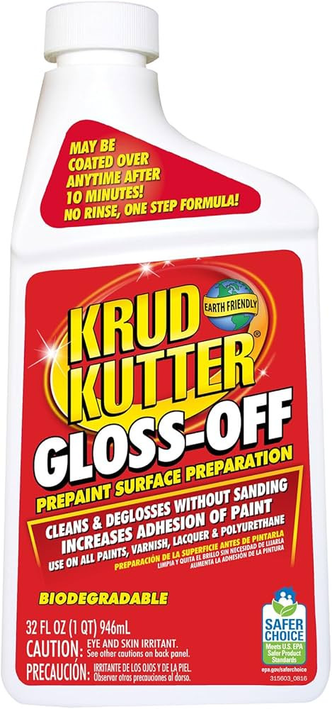 Krud Kutter GO326 Gloss Off Prepaint Surface Preparation Cleaner, 32 oz | Amazon (US)