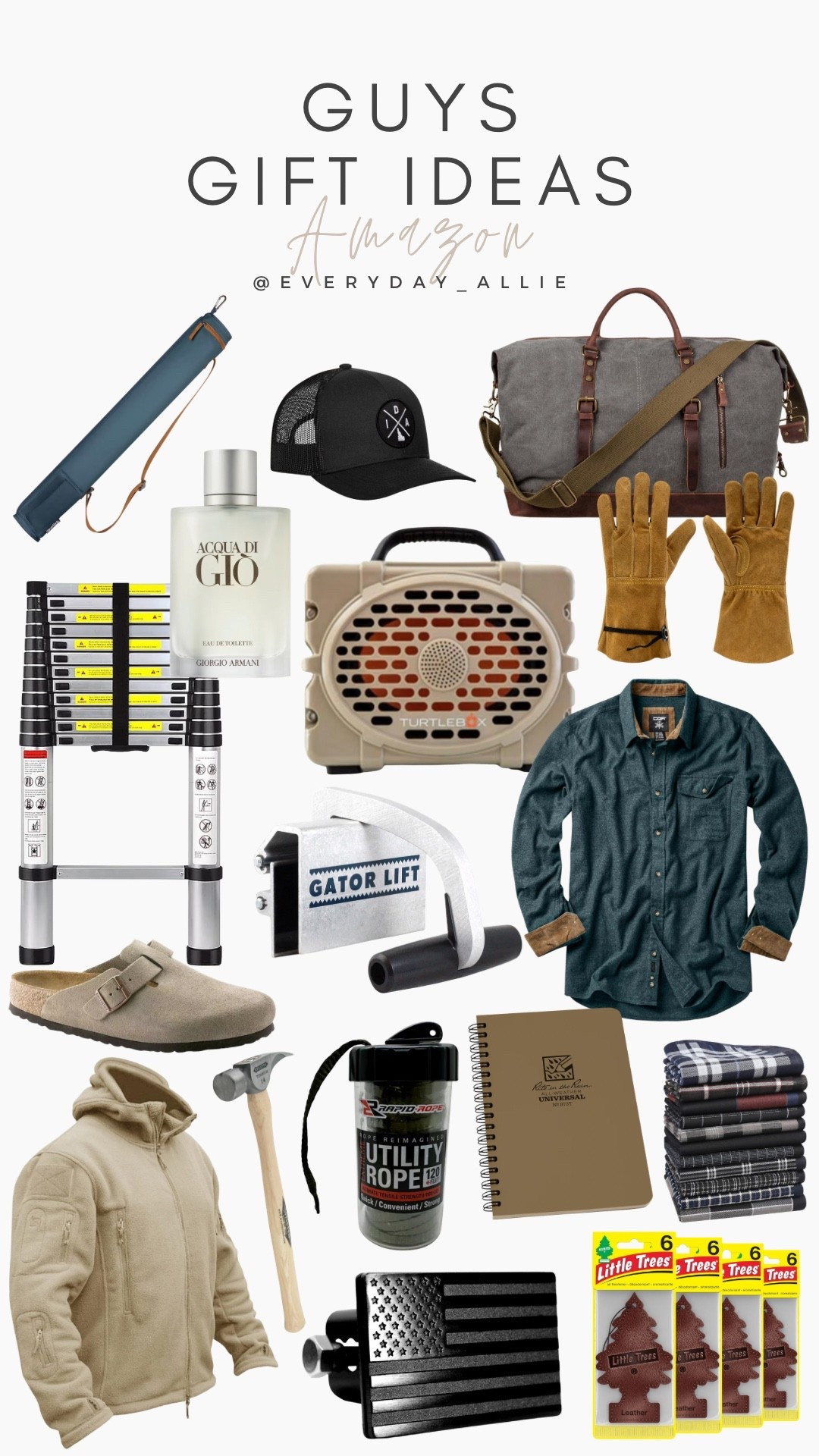 Guys gift guide. 


#turtlebox #rapidrope #guysgifts #giftguide #mensgifts

#LTKSeasonal #LTKHoliday #LTKMens
