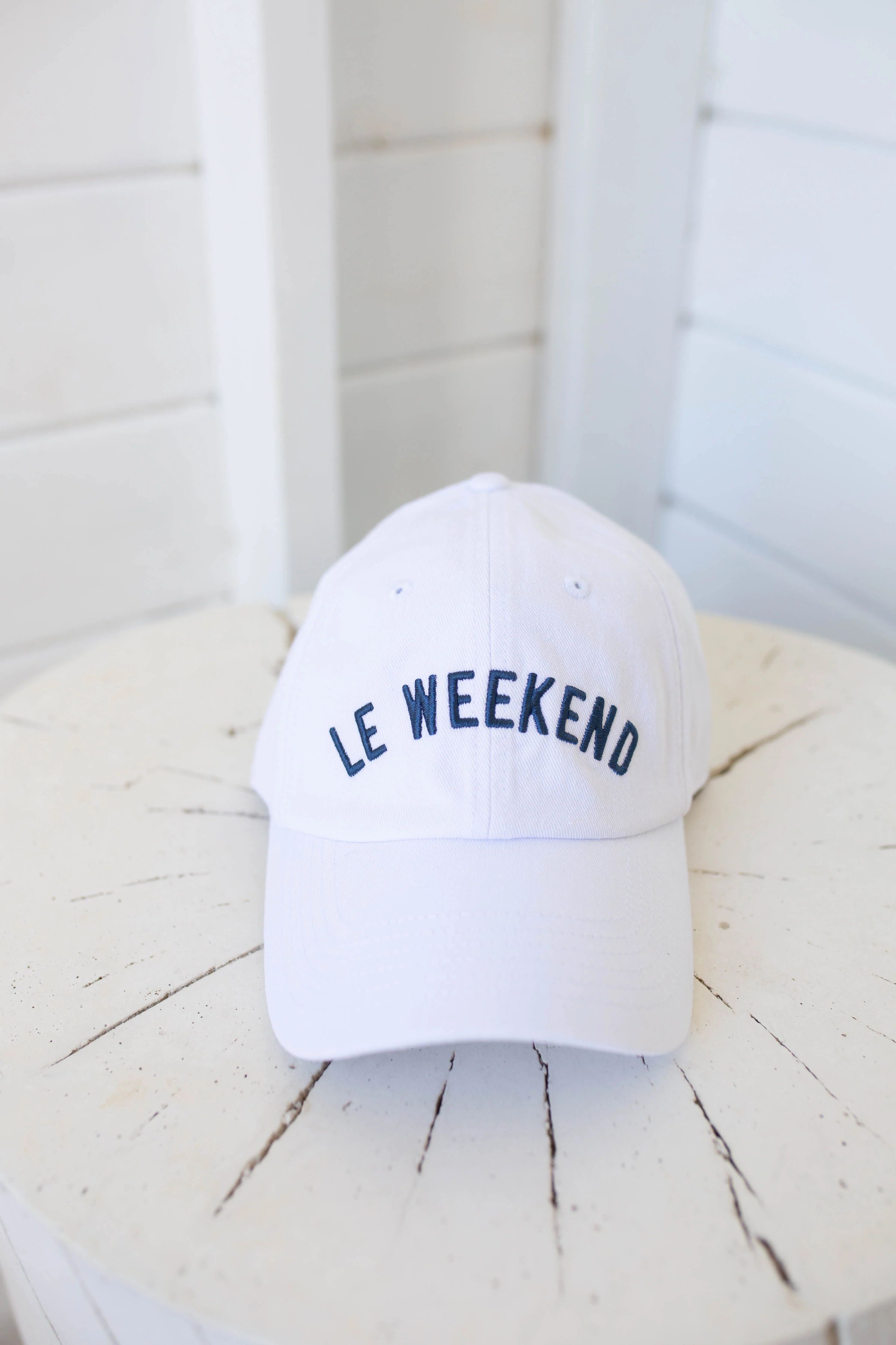 Le Weekend Baseball Hat - White | Marea