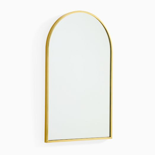 Metal Frame Arched Wall Mirror | West Elm (US)
