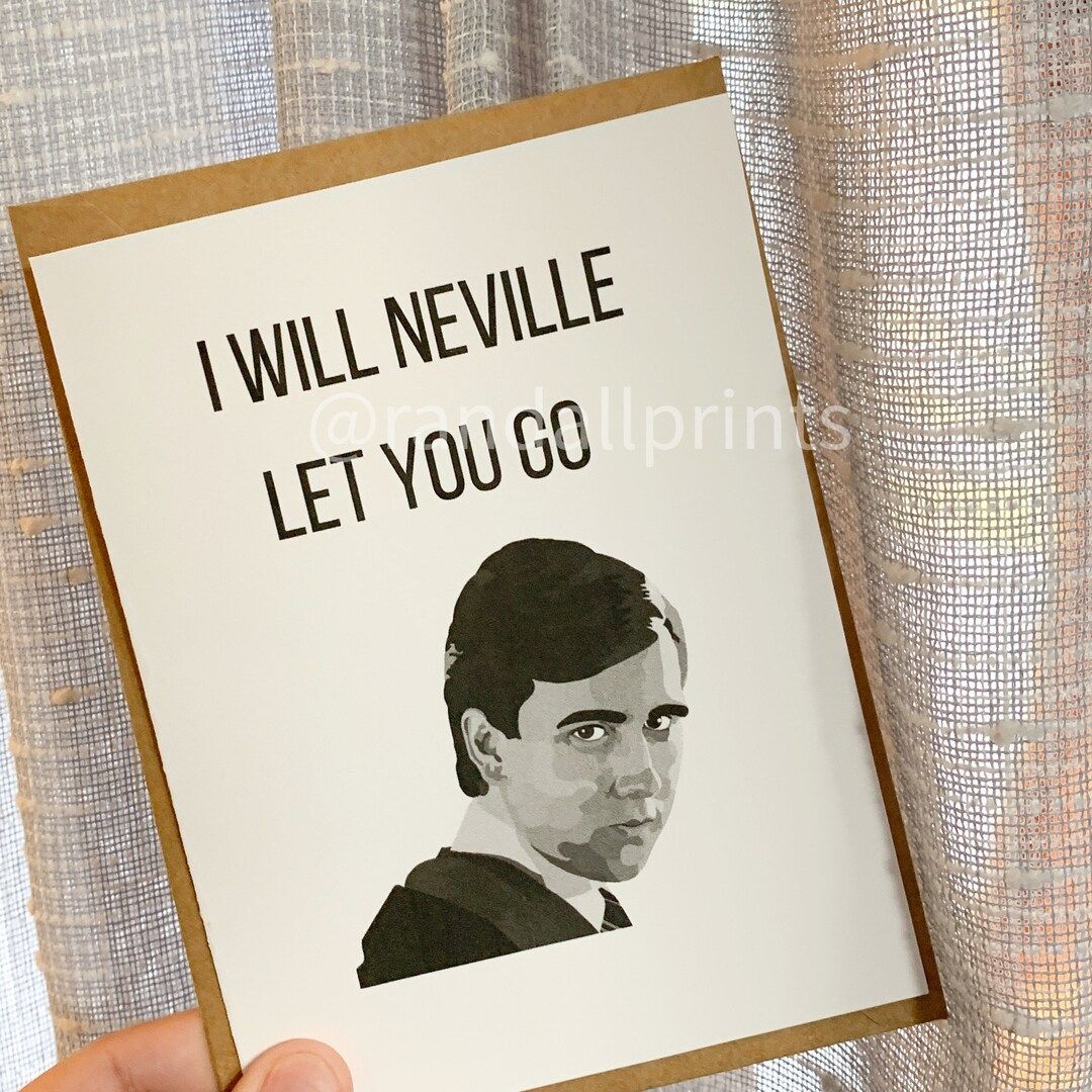 I Will Neville Let You Go, Love Card for Boyfriend/girlfriend, Funny Valentine's Day Card - Etsy | Etsy (US)