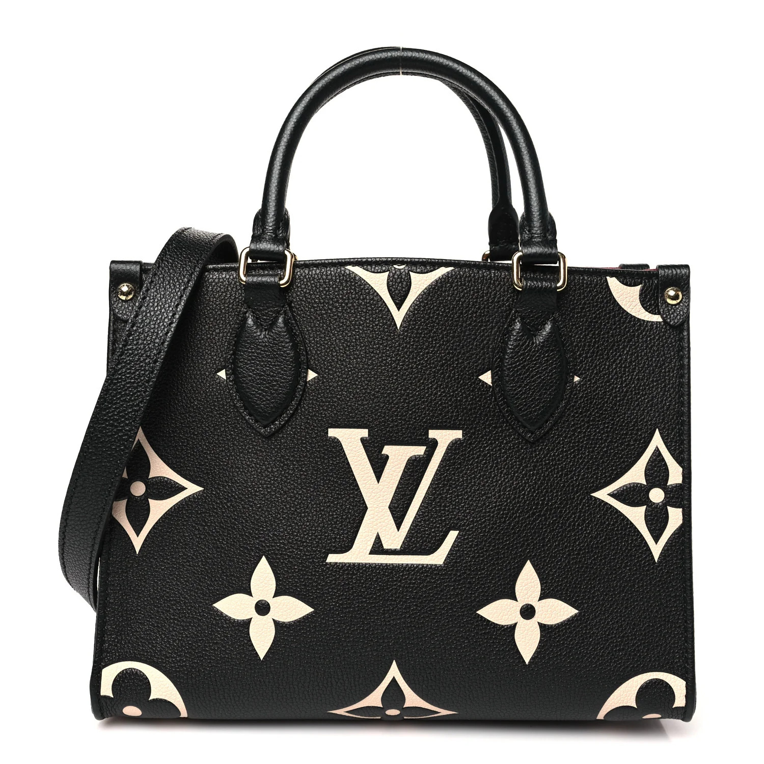 Louis Vuitton Empreinte Monogram Giant Onthego PM Black Beige 1707257 | FASHIONPHILE (US)