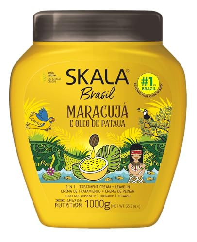 SKALA - Brasil - Creme de Tratamento 2 em 1 Maracuja e Oleo De Pataua 1 Kg - (Passion Fruit & Pataua Oil 2 in 1 Treatment Cream Net 35.27 Oz) | Amazon (US)