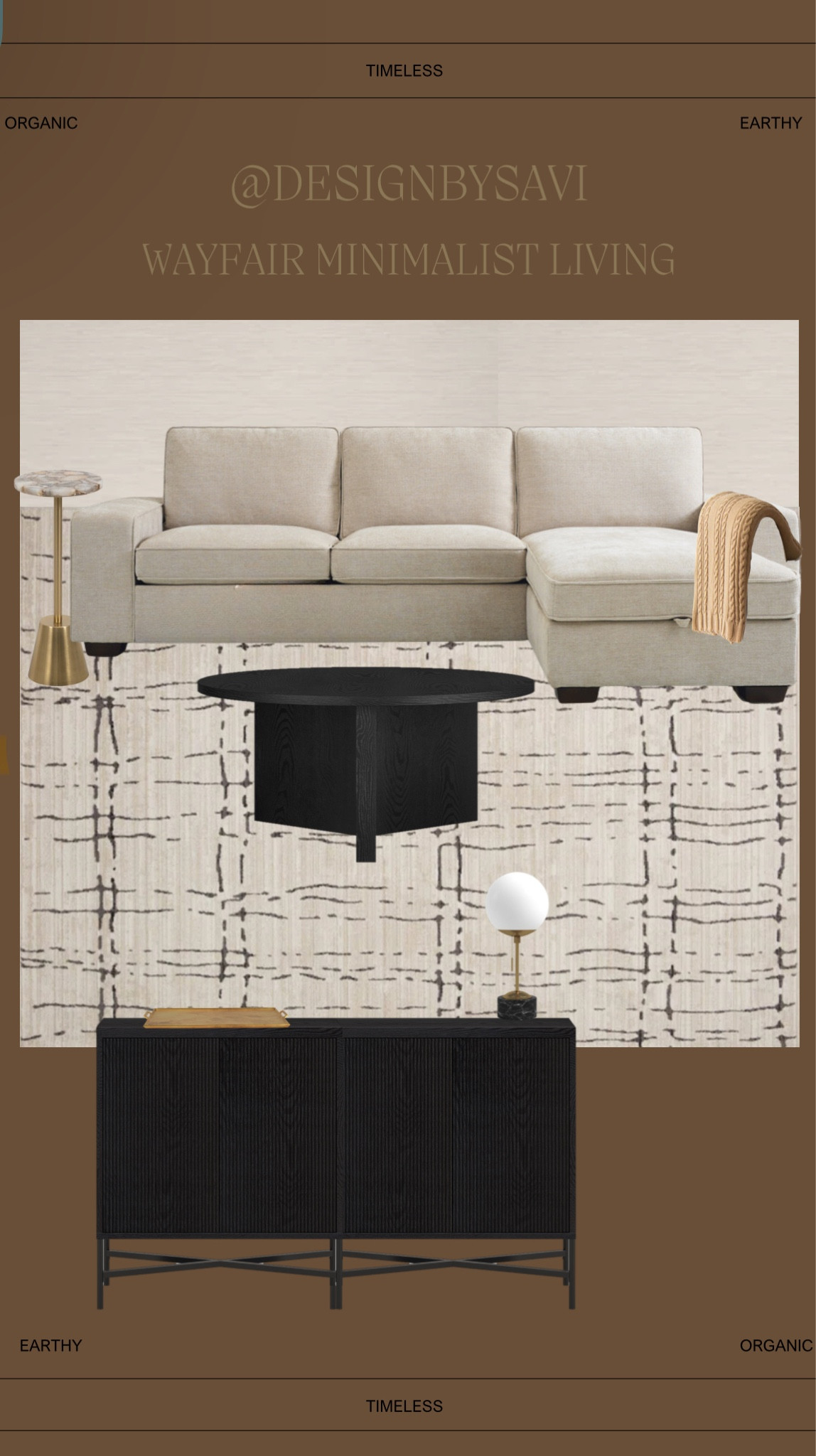 This living room is to die for 🥹🤎

Wayfair sale, accent table, black cabinet, couch, loveseat, area rug, round coffee table, gold side table, throw blanket, accent lamp, table lamp, gold tray, wallpaper, grass cloth wallpaper, home, living room, home finds 

#LTKstyletip #LTKhome #LTKsalealert