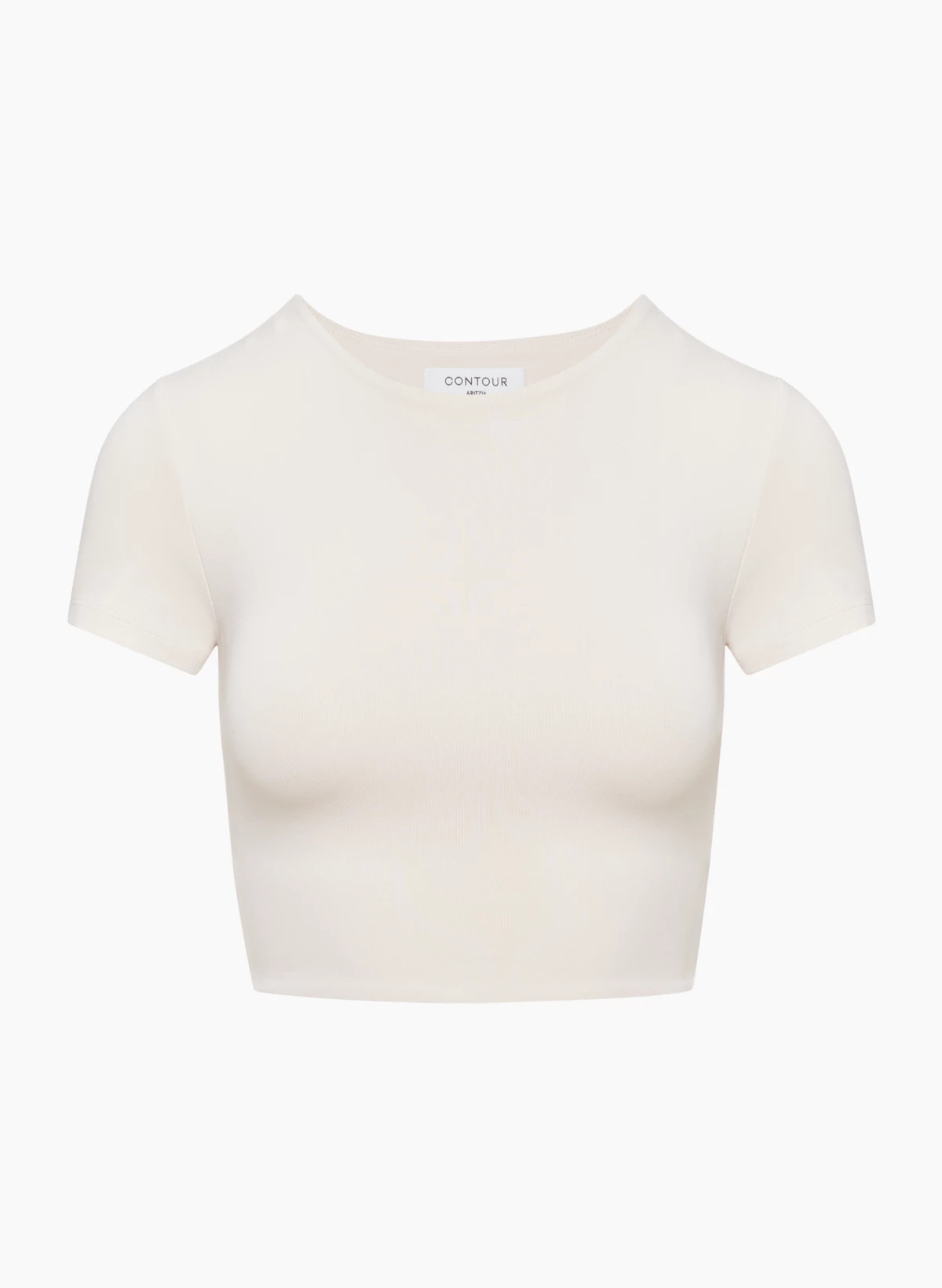 CONTOUR CREW CROPPED T-SHIRT | Aritzia