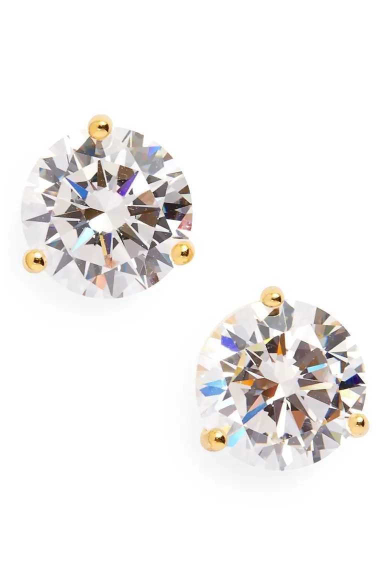 Gift Boxed Cubic Zirconia Stud Earrings - 3ct. | Nordstrom | Nordstrom