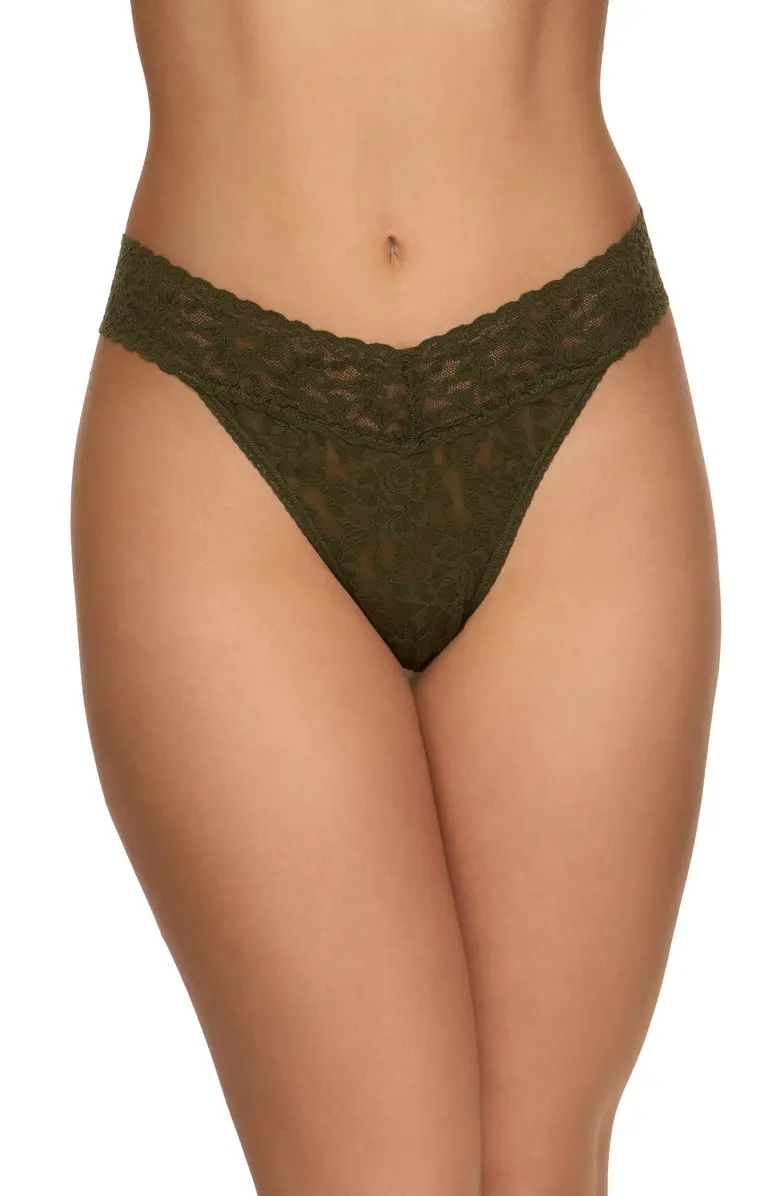 Regular Rise Lace Thong | Nordstrom