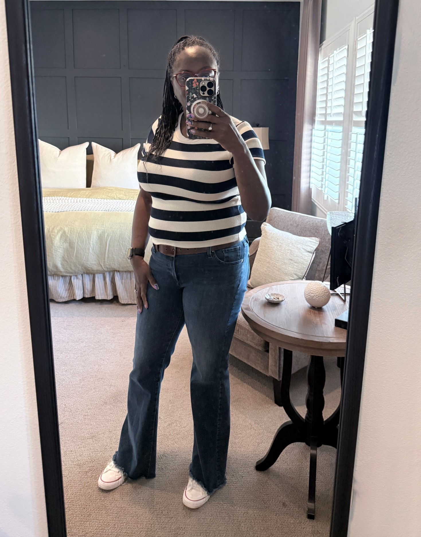 Hey Baby Tee! Comfy errand running outfit for the not so hot yet not so cold day. 
•
#AE #express #converse

#LTKSaleAlert #LTKFindsUnder50 #LTKootd