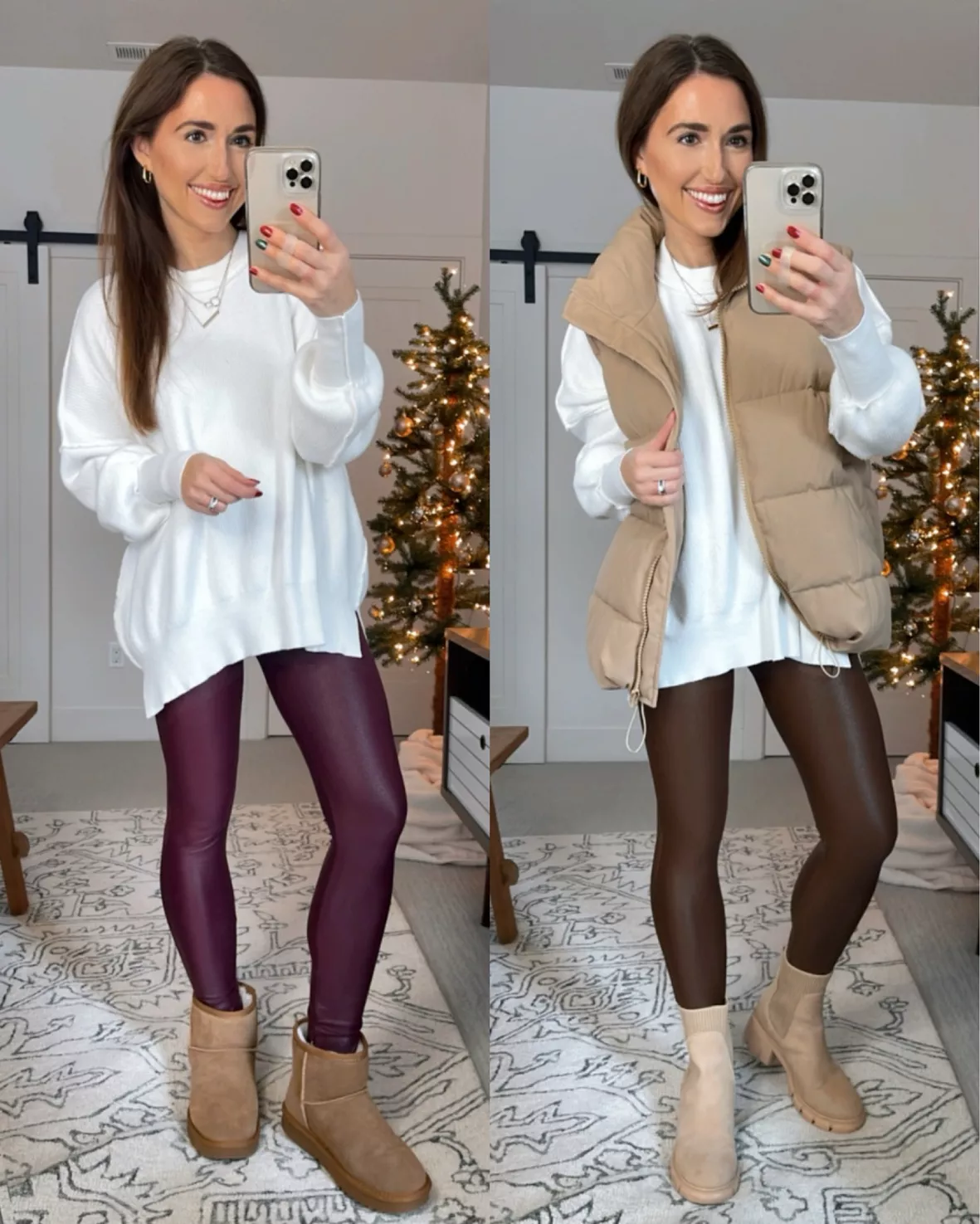 Sweatshirt with Leggings Cold Weather Outfits (5 ideas & outfits)