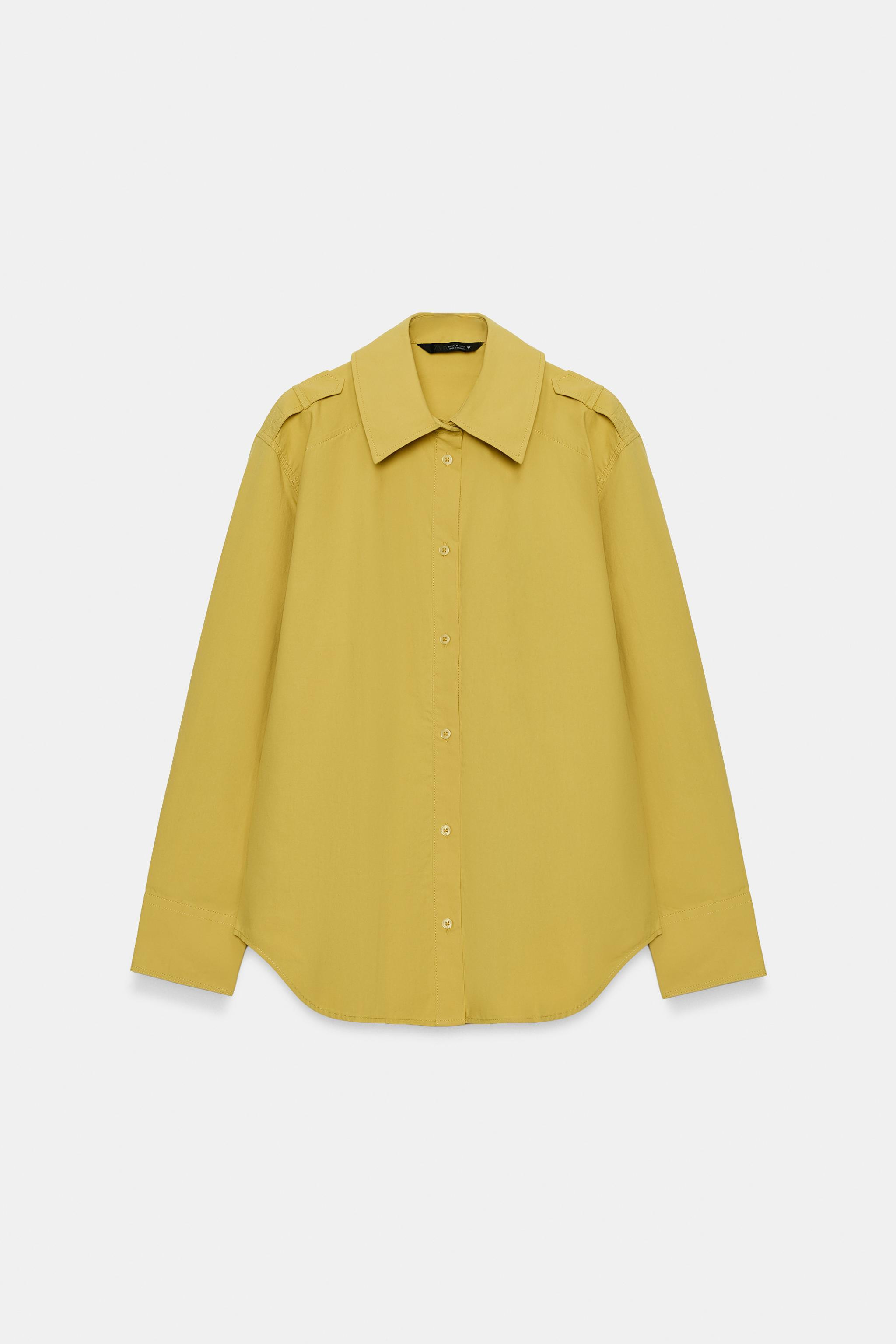 TWILL TAB DETAIL SHIRT | Zara US