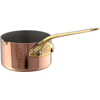 Mauviel M'Minis Copper Mini Sauce Pan with Pouring Spout and Brass Handle, 2.76-in, Made in Franc... | Amazon (US)