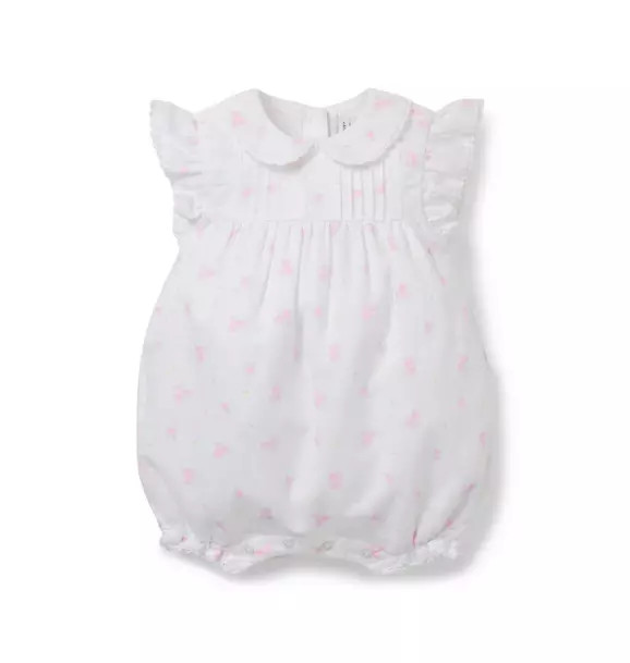Baby Floral Pintuck Romper | Janie and Jack