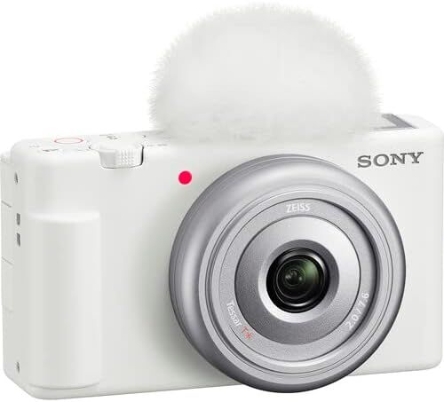 Sony ZV-1F Vlogging Camera (White) with Advanced Accessory and Travel Bundle | Amazon (US)