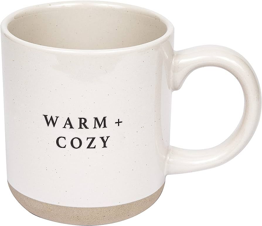 Sweet Water Decor Warm and Cozy Stoneware Coffee Mugs | Christmas Coffee Mugs | Microwave & Dishw... | Amazon (US)