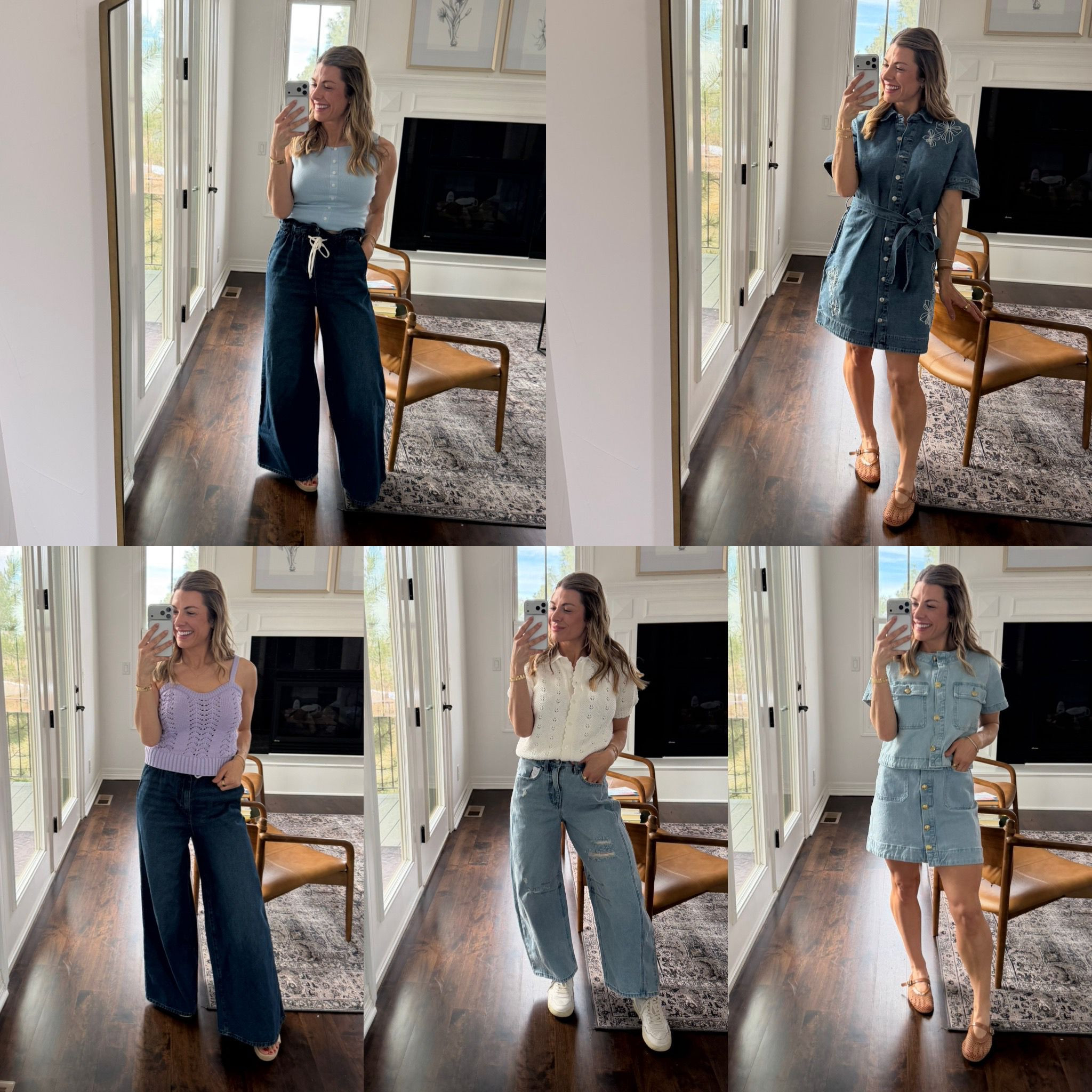 Just hit the jackpot with my latest Walmart haul—denim sets, wide-leg jeans, and dreamy pastel lounge looks that scream luxe without the price tag. Floral bomber, white eyelet top, and a viral denim dress are all in the mix!😍🎉✨
#WalmartFinds #DenimHaul #PastelLounge #WideLegJeans #DenimDress #FloralBomber #EyeletTop #AffordableFashion #WardrobeRefresh #ShopWalmart 

 #LTKootd