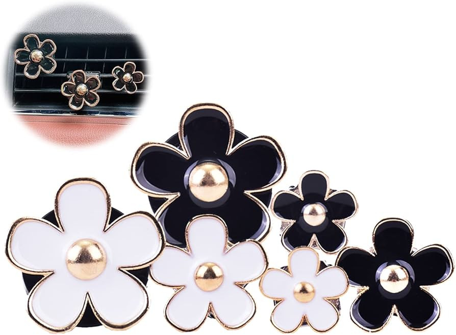 DEDC Car Air Fresheners, 6 Pcs Car Scents Air Freshener, Car Vent Clip Air Freshener, Flower Air ... | Amazon (US)