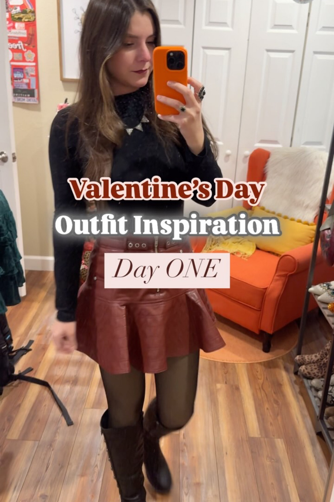 Looking for Valentine’s Day outfit inspiration? 💌

I’m sharing 5 looks this week to help spark creativity in your wardrobe! 

Today’s look is a muted black look with a pop of burgundy! 

3 words to describe this are 

- girly 
- moody 
- muted 

And would be perfect for someone who isn’t too keen on being over the top with hearts all over but still wants to dress up a little for the occasion. 

If you love a more edgier, moody style with a touch of girly aesthetic, let me know your thoughts on this one! ☝🏻 

#valentinesdayoutfits #outfitinspirations #valentinesdaylook #inspiredstyle