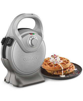2-in-1 Classic or Belgian Removable Plate Waffle Maker WAF-RP10 | Macy's