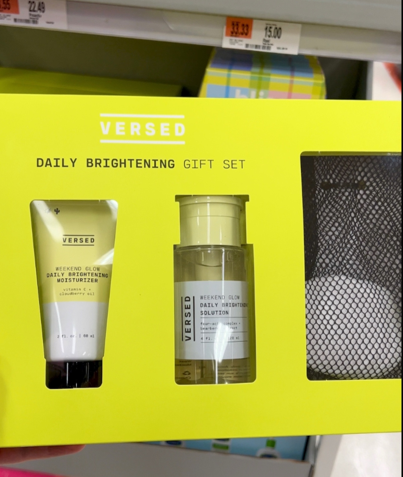 Versed Daily Brightening Gift Set - 3pc at Target 

On sale for buy one gift set, buy one 25 % off 

#LTKGiftGuide #LTKHoliday #LTKbeauty