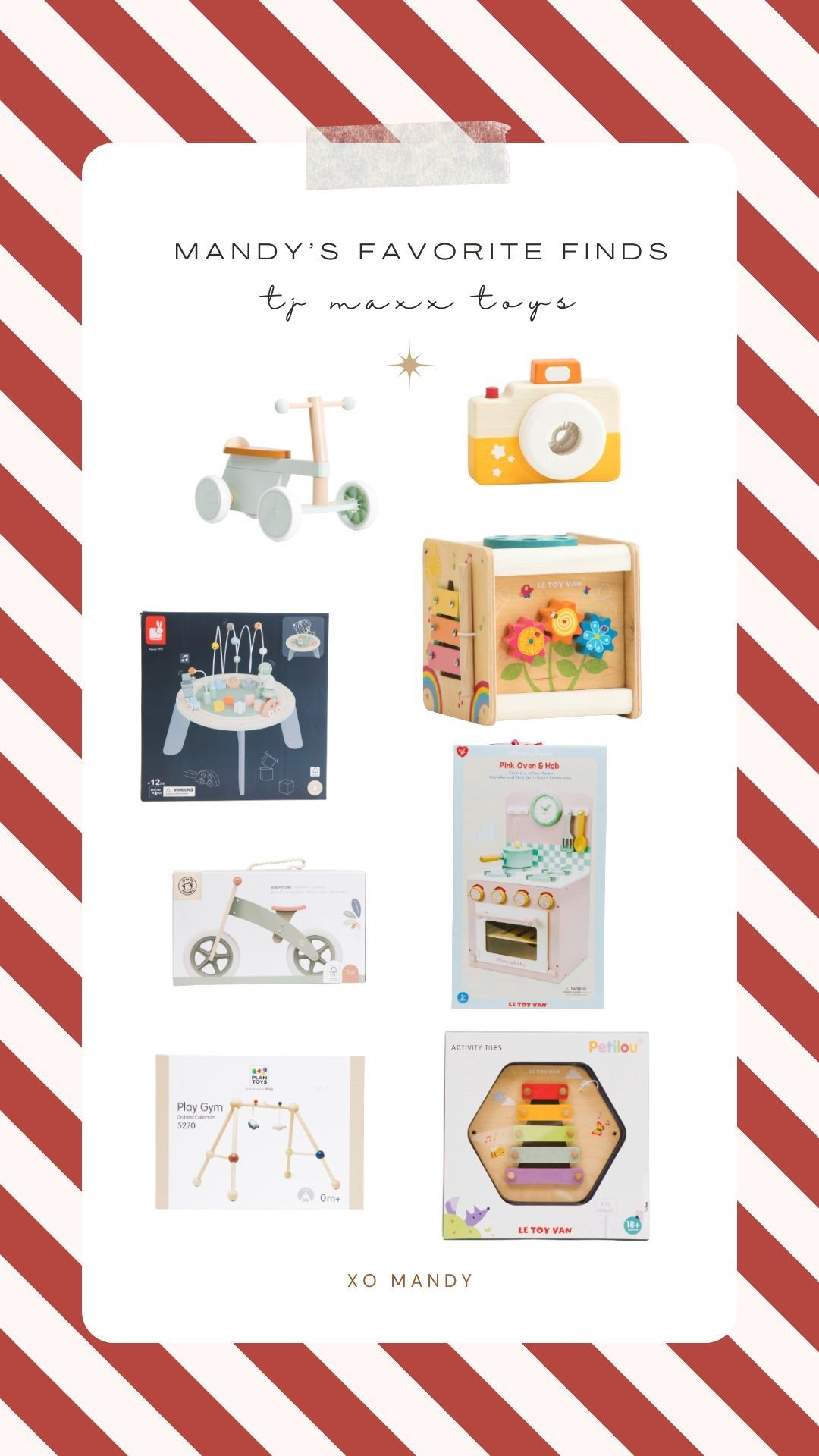 no one told me that tj maxx has the BEST assortment of wooden/montessori toys at the best price. i picked up several for mila for Christmas and have linked all my favs! 

#LTKGiftGuide #LTKFindsUnder100 #LTKHoliday