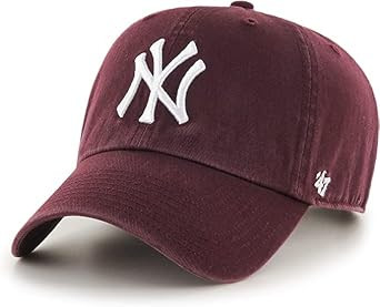 47 MLB Alternate Clean Up Adjustable Hat, Adult (New York Yankees Maroon) | Amazon (US)