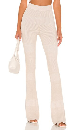 Elyse Pant in Tonal Mixed Rib | Revolve Clothing (Global)
