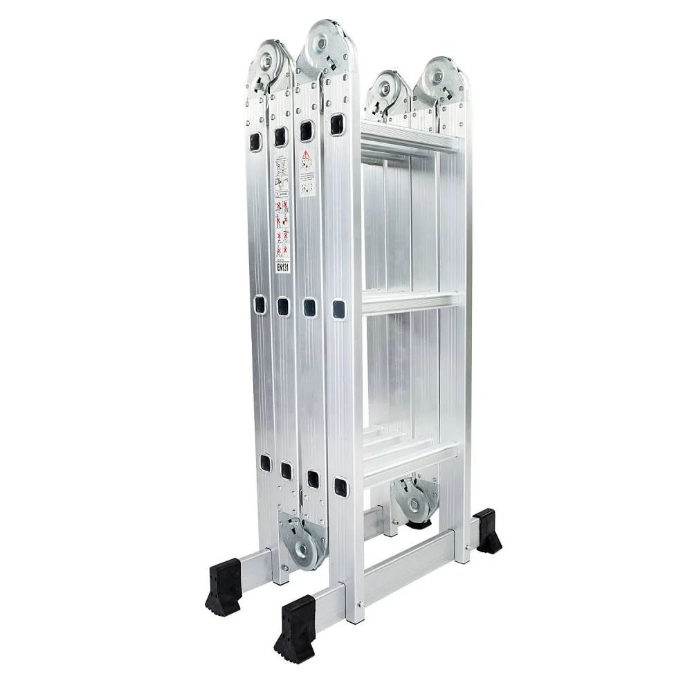 Ktaxon 12.5FT 330lb. Step Platform Foldable Scaffold Ladder | Walmart (US)