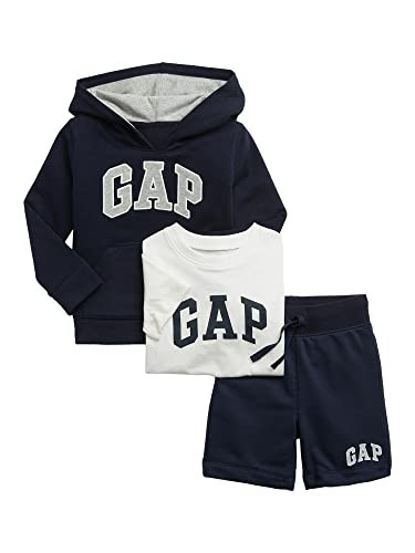 GAP Baby Boys Logo Outfit Set BLUE GALAXY 0-3M | Amazon (US)