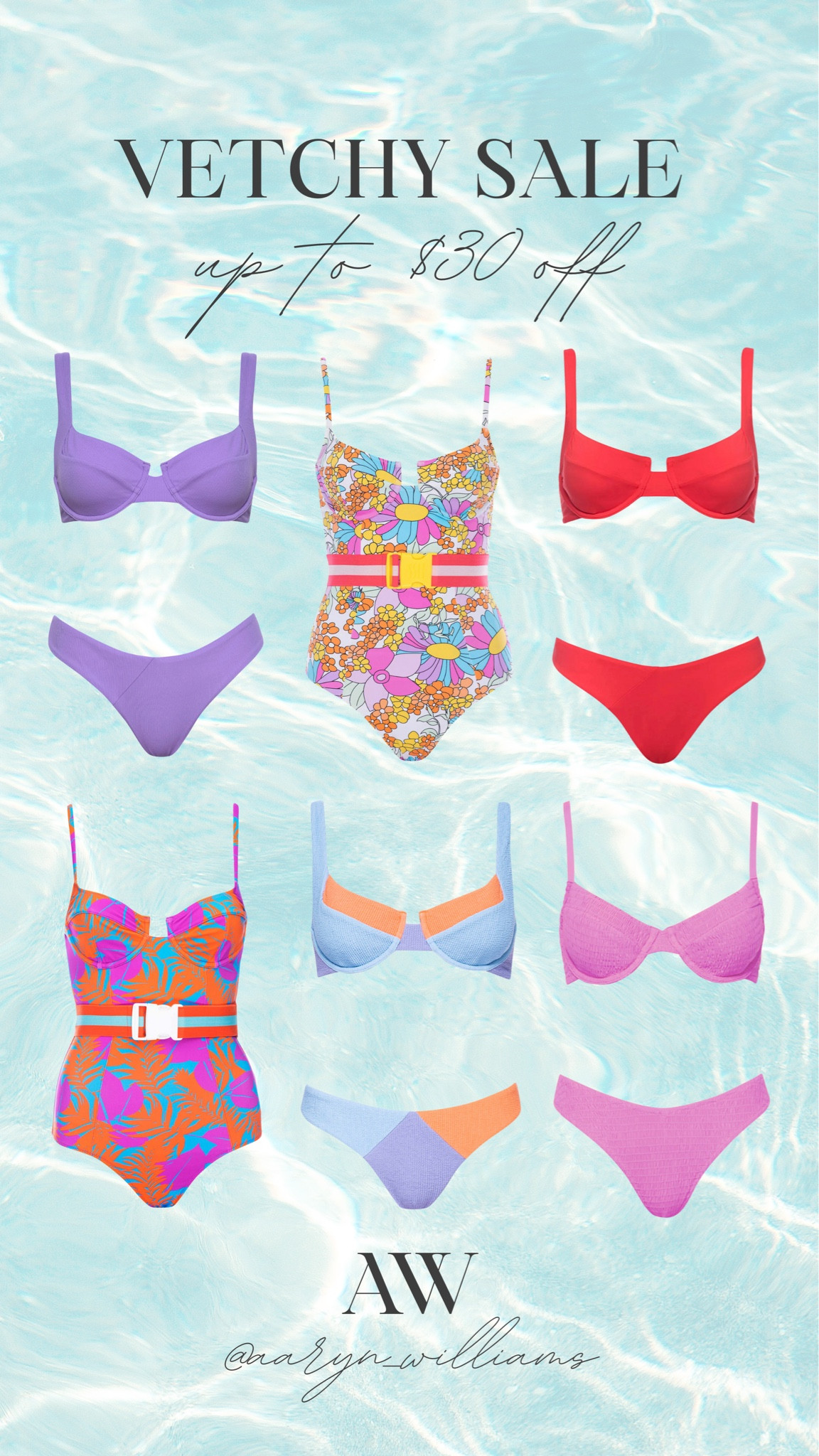 My favorite swimwear is on sale right now! Last chance to get up to $30 off select styles at Vetchy ☀️🌴

Swimwear, bikini, one piece, summer fashion 

#LTKsalealert #LTKSeasonal #LTKswim