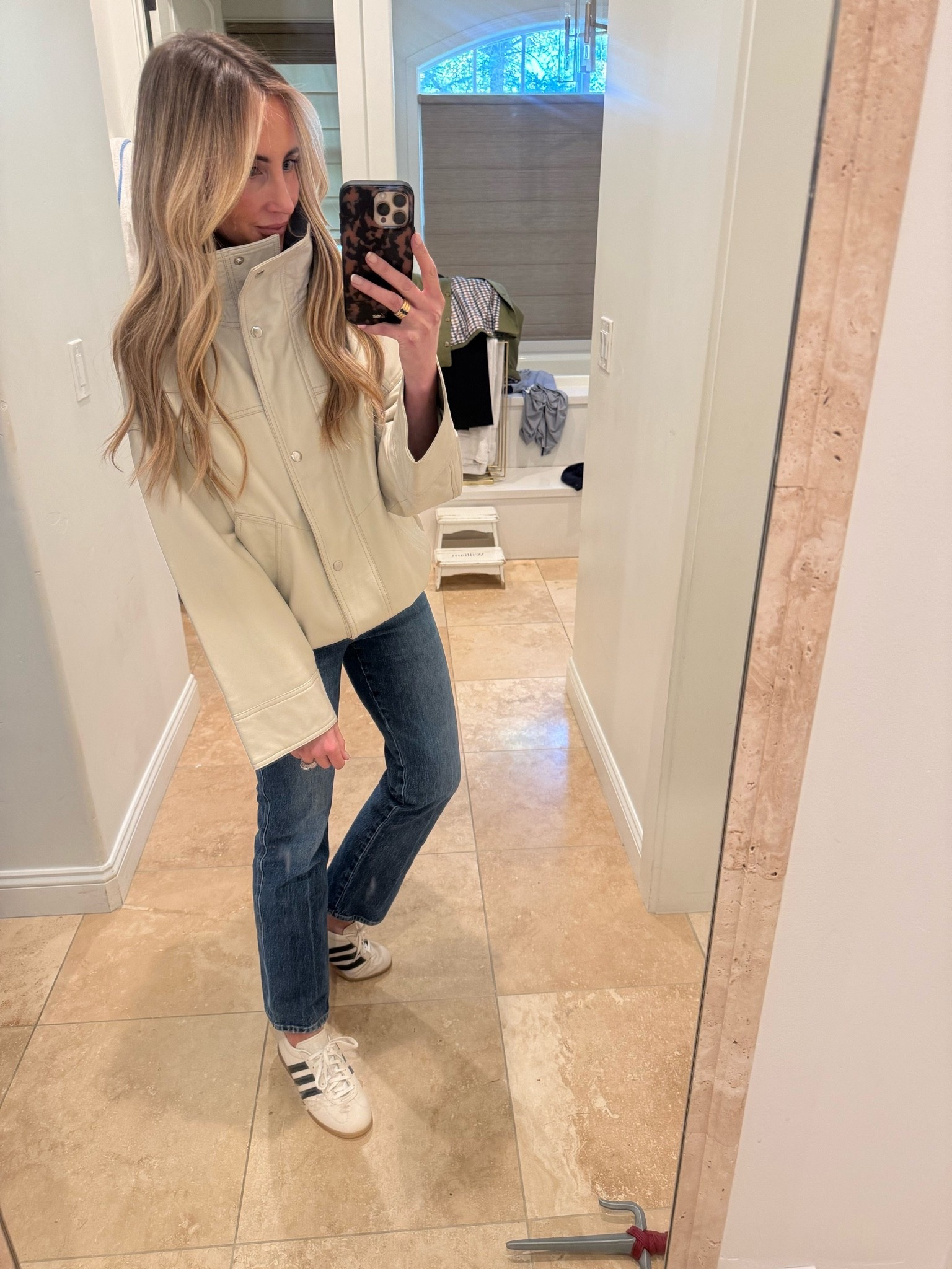 Loving this bomber jacket! It’s absolutely adorable.

Jacket: Size 2
Jeans: Size 25
Shoes: Size 8.5

#LTKdayinmylife #LTKootd #LTKmomlife