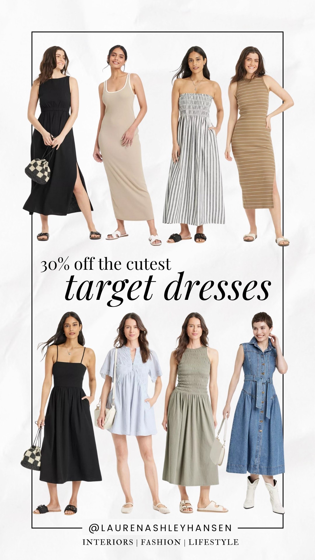 Dresses I am loving for spring and summer!! Save 30% off dresses this week during Target Circle Week!! Styles starting as low as $10!! 

#LTKStyleTip #LTKSaleAlert