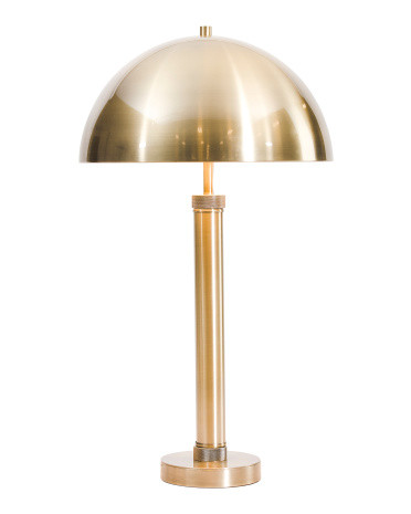 26.5in Antique Brass Table Lamp | TJ Maxx